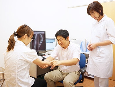 整形外科・リハビリセンターでのルートサンプリング1