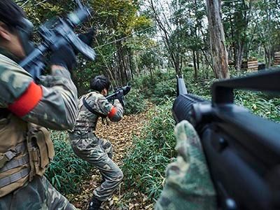 サバイバルゲームフィールド(サバゲー)施設でのルートサンプリング2