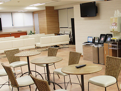 高速バスVのラウンジでのルートサンプリング2