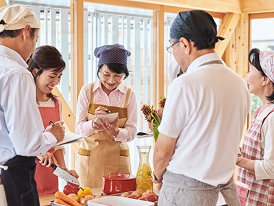 大人の習い事教室でのサンプリング1