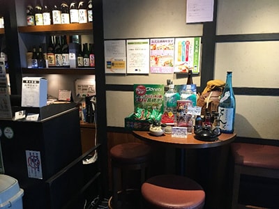 ラーメン店/居酒屋でのガム試供品設置サンプリング事例3