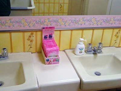 吸水ケア商品の中高年女性向けサンプリング事例1