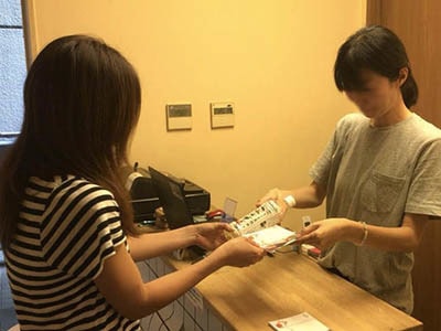 ヨガスタジオでのルートサンプリング1