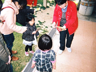 屋内遊戯施設クーポンの保育園・幼稚園サンプリング事例3