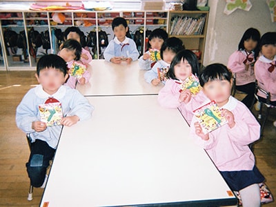 屋内遊戯施設クーポンの保育園・幼稚園サンプリング事例4