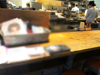 若者や訪日外国人に向けたカフェ/レストランにおける写真展の割引クーポン付きポストカードの設置サンプリング事例3