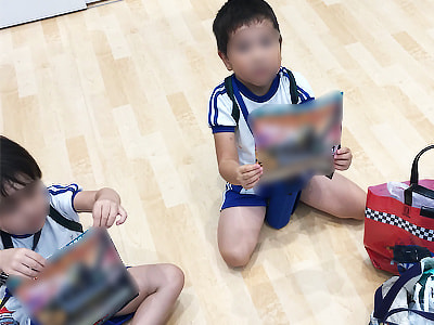 神奈川県横浜市内の幼稚園に通う園児の保護者に向けた割引券付きイベントチラシのサンプリング事例3