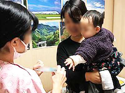 小児科に来院する小児患者の保護者に向けた全身用ケアクリームのサンプリング事例3
