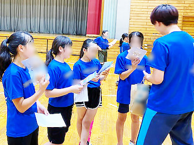 スポーツ少年団に向けた粉末タイプの成長サポート食品のサンプリング事例4