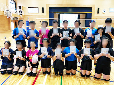 スポーツ少年団に向けた粉末タイプの成長サポート食品のサンプリング事例2