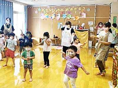 幼稚園・保育園とスタジオのダンス講師をオンラインで繋いだ子ども向け映画主題歌ダンスイベントの実施事例4