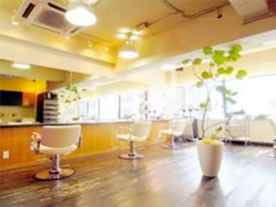 美容室での販促物設置サンプリング