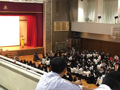 高等学校における映画出演キャストサプライズ訪問プロモーション4