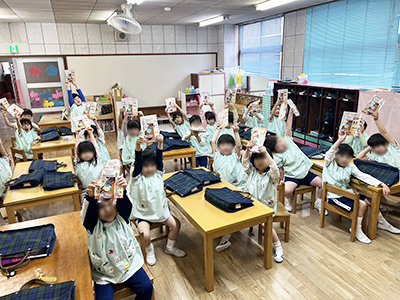 幼稚園・保育園での健康粉末飲料(調整ココア)の試飲プロモーション事例3