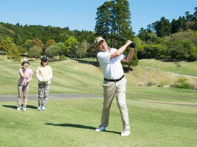 ゴルフ場でのルートサンプリング