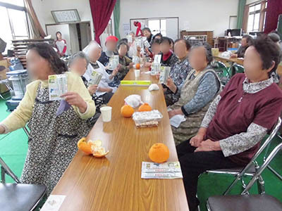 宮城県のシニア層に向けた健康機能食品の粉末緑茶のサンプリング事例