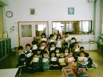 幼稚園・保育園でのママ向けシャンプーサンプリング事例1