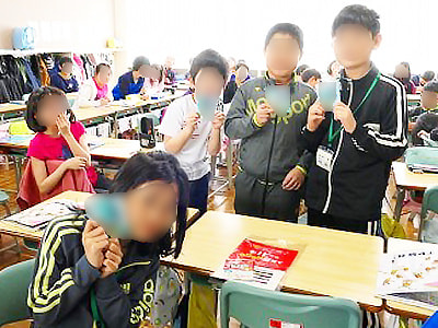 全国の小学2~4年生に向けた大手メーカーの子ども用ハミガキのサンプリング事例3