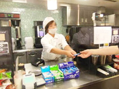 大企業の社員食堂でのルートサンプリング
