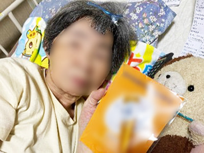 訪問診療や口腔ケア診療が必要な高齢患者に向けた歯科専売口腔保湿ジェルのサンプリング事例1
