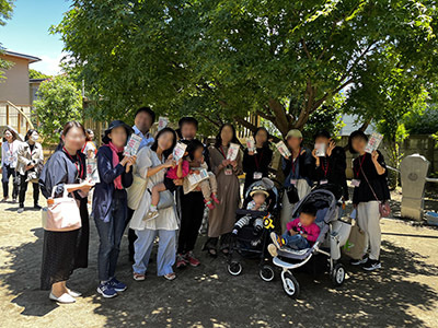 受験用途を狙ったなめらかで速乾性のあるボールペン商品の幼稚園・幼児教室でのサンプリング事例4