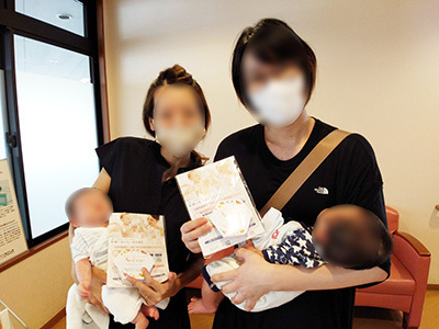 リピート実施9回!敏感肌用全身用保湿クリームの産婦人科サンプリング事例1