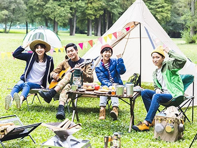 キャンプ場でのルートサンプリング