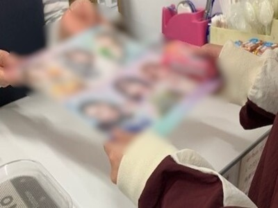 大学売店でのヘアカラー材サンプリングプロモーション事例3サンプリング事例3