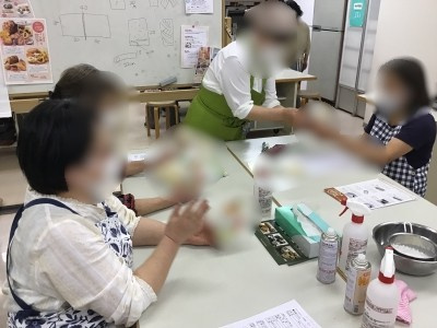 大手料理教室におけるごま油サンプリング事例2
